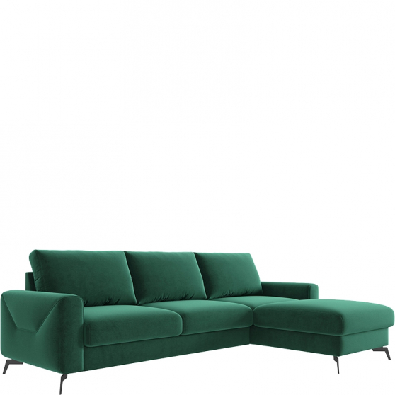 Narożnik z funkcją spania i pojemnikiem S2FL+OTOR MODESTO Podstawowe