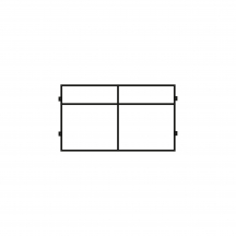 Element bez funkcji spania i boków 140 S2 MODESTO Podstawowe