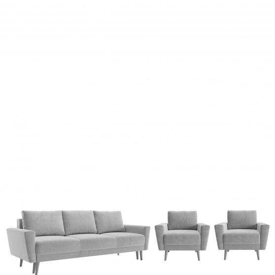 Zestaw wypoczynkowy kanapa + 2 fotele VIDA 3F+1+1 Podstawowe