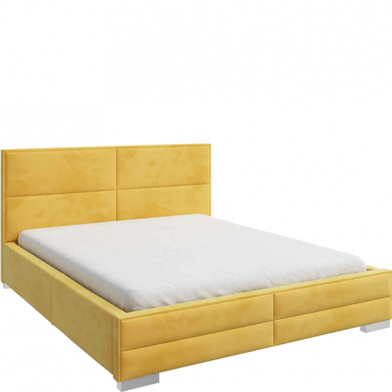 Łóżko tapicerowane 180 x 200 bez pojemnika SOZONTII Podstawowe