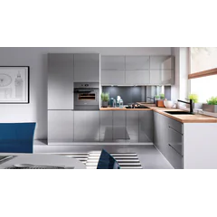 Zestaw mebli kuchennych 300 x 240 cm Grey Połysk ASPEN Podstawowe