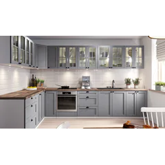 Zestaw mebli kuchennych 230 x 350 Grey LINEA Podstawowe