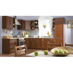 Zestaw mebli kuchennych 250 x 310 cm Orzech Milano SYCYLIA Podstawowe