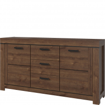 Komoda 2D3S BRASS Podstawowe