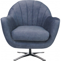 Fotel z podstawą obrotową czarną FUELTA Podstawowe (1)