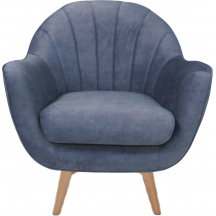 Fotel z nóżkami drewnianymi FUELTA Podstawowe (1)