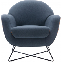 Fotel z podstawą metalową czarną MIRA Podstawowe