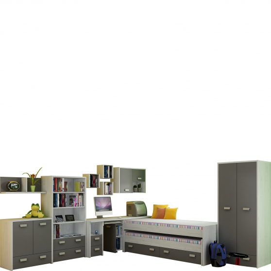 Zestaw mebli młodzieżowych 1 KITTY Podstawowe (2)