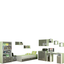 Zestaw mebli młodzieżowych 3 KITTY Podstawowe (2)