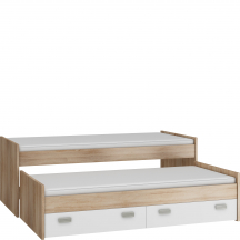 Łóżko 90 x 200 podwójnebez stelaża KIT-08 KITTY Widok z innej strony