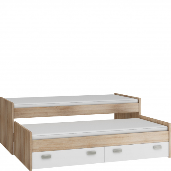 Łóżko 90 x 200 podwójnebez stelaża KIT-08 KITTY Widok z innej strony