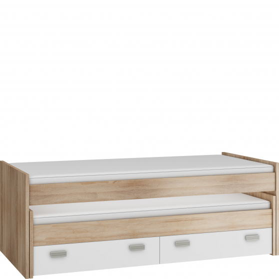 Łóżko 90 x 200 podwójne ze stelażem KIT-07 KITTY Podstawowe