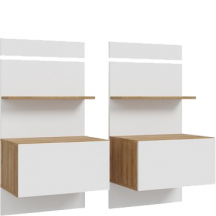 Szafki nocne z oświetleniem LNBK211STB-M604 LENYBELARDO Podstawowe