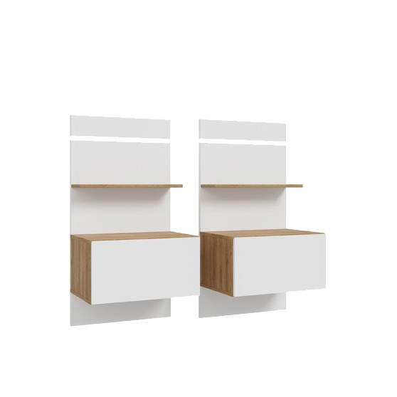 Szafki nocne z oświetleniem LNBK211STB-M604 LENYBELARDO Podstawowe