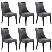 Zestaw krzeseł EKIKEN KR0154-DRE-BLL14 6szt Podstawowe