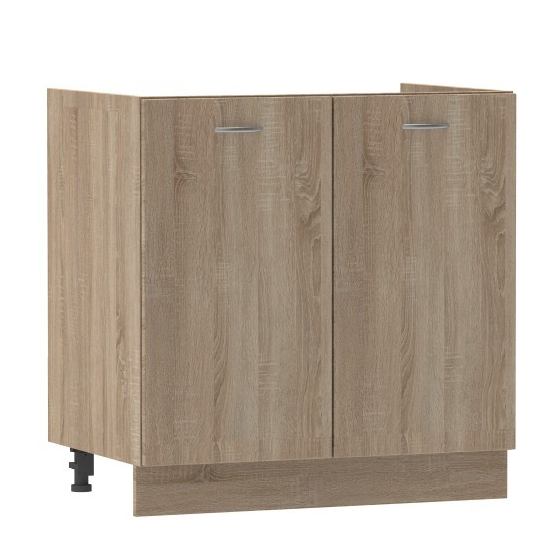 Szafka zlewowa D80ZL DANA gł 46 cm Dąb Sonoma Podstawowe