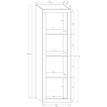 Regał VRN-13 VERIN Szkic