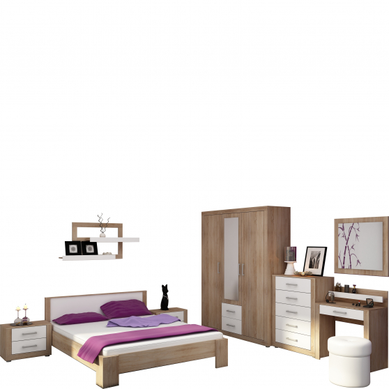Zestaw mebli do sypialni VIKI Podstawowe (1)