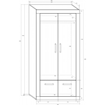 Szafa VIK-05 VIKI Szkic
