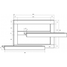 Półka duża VIK-13 VIKI Szkic