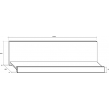 Półka mała VIK-02 VIKI Szkic