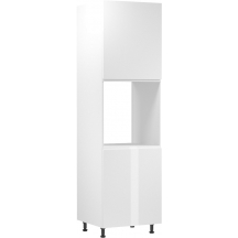 Szafka dolna wysoki słupek pod zabudowę piekarnika 2 drzwi D60P Lewa ASPEN Podstawowe (1)