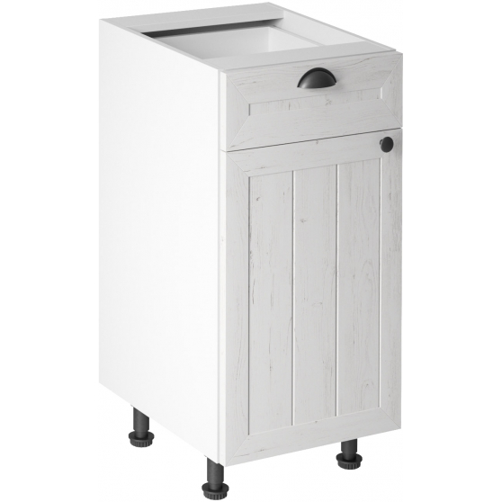 Szafka dolna stojąca 1 drzwi 1 szuflada D40S1 Lewa PROWANSJA Podstawowe