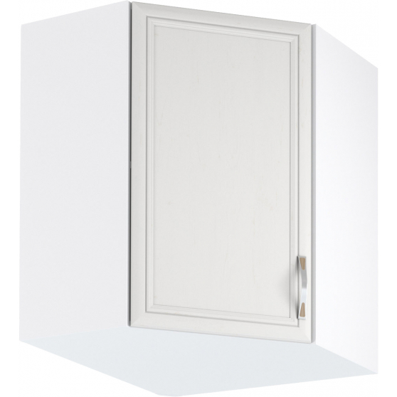 Szafka górna wisząca narożna 1 drzwi G60N Lewa SYCYLIA WHITE Podstawowe