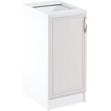 Szafka dolna stojąca 1 drzwi D40 Lewa SYCYLIA WHITE Podstawowe