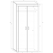 Szafa MAM-05 MAMBA Szkic