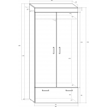 Szafa MAX-05 MAX Szkic
