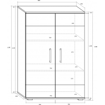 Szafka SLR-03 SOLAR Szkic
