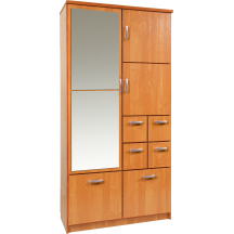 Garderoba BARCELONA 100 z lustrami Podstawowe