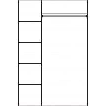 Szafa 3D Wnętrze - Szkic