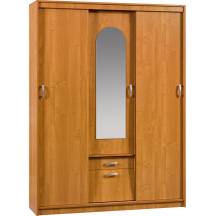 Garderoba ALEKSANDER 4 z lustrem Podstawowe