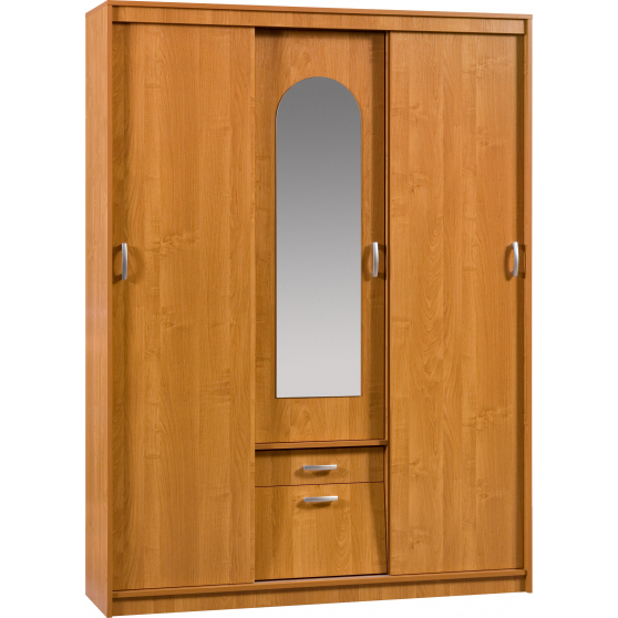 Garderoba ALEKSANDER 4 z lustrem Podstawowe