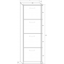 Szafka na buty 4K Szkic