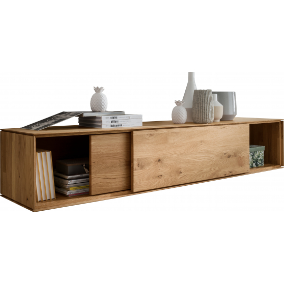 Szafka RTV VI stojąca/wisząca drewniana z dzikiego dębu WZ-0546-0501 WZ-0546 Podstawowe