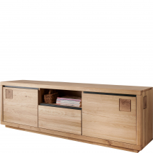 Szafka RTV II drewniana z dzikiego dębu WZ-0159-6001 WZ-0159 DĄB Podstawowe