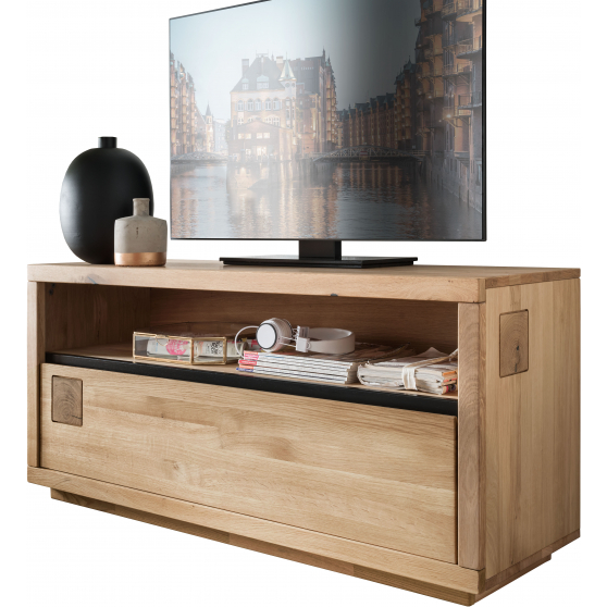 Szafka RTV I drewniana z dzikiego dębu WZ-0159-5901 WZ-0159 DĄB Podstawowe