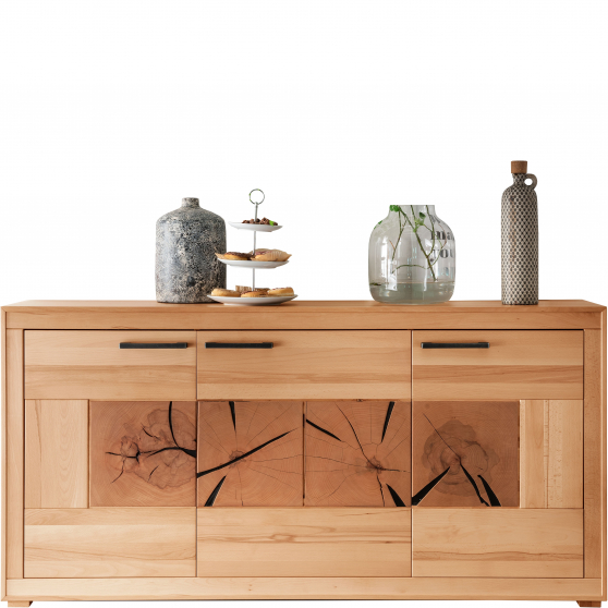Komoda I drewniana z buku olejowanego WZ-0315-0612 WZ-0315 BUK Podstawowe