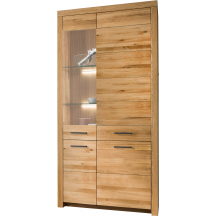 Witryna II drewniana z dębu olejowanego Lewa WZ-0169-0311 WZ-0169 Podstawowe (2)