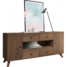 Komoda II drewniana z buku olejowanego WZ-0624-06.. WZ-0624 Podstawowe