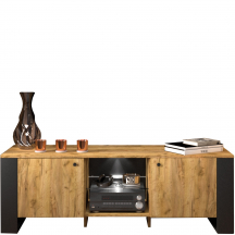 Szafka RTV 2D/140 WOOD Podstawowe