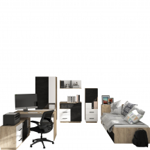 Zestaw mebli dziecięco-młodzieżowych 4 PAX Podstawowe (1)