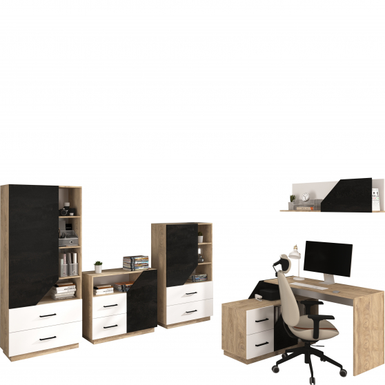 Zestaw mebli do biura 5 PAX Podstawowe (1)