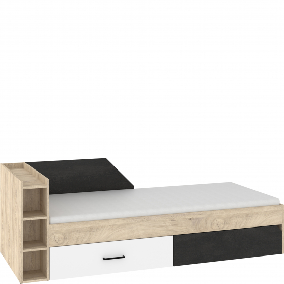 Łóżko 90 x 200 Lewe PAX-07 PAX Podstawowe (1)