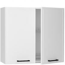 Szafka górna wisząca z suszarką 2 drzwi W80SU ALU EMILY Podstawowe (1)
