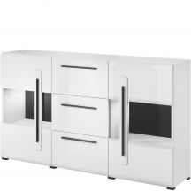 Kredens z witryną Biały Połysk 2497FJ28 TYP-28 TULSA Podstawowe