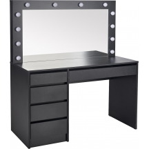 HOLLYWOOD XL czarny Halmar Toaletka z lustrem i oświetleniem Podstawowe (1)